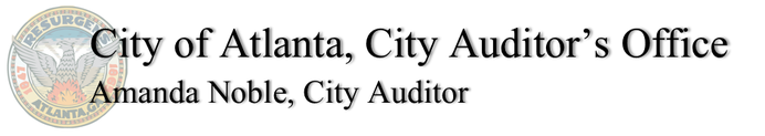City of Atlanta, City Auditor's Office